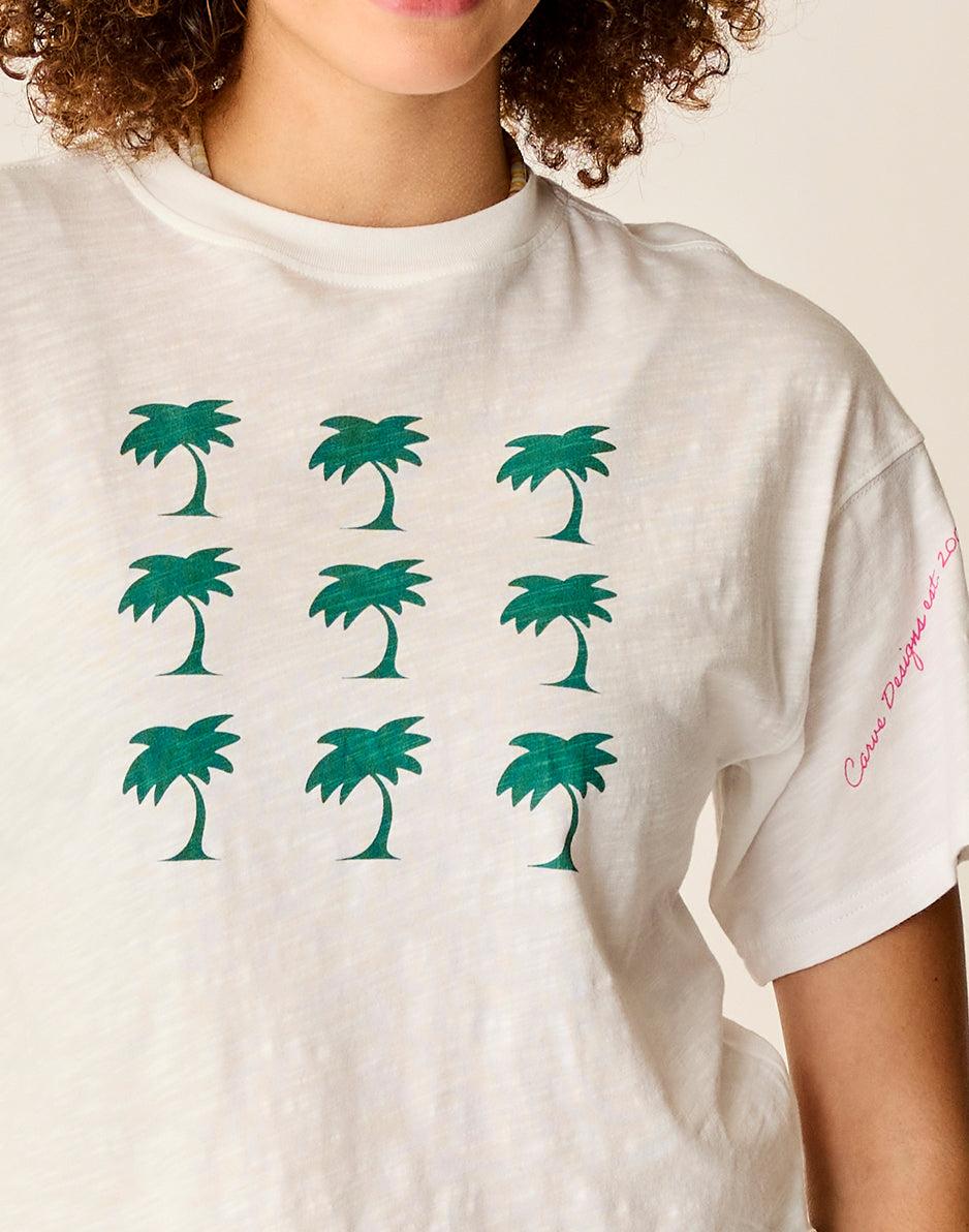 Carve Designs Parker Graphic Tee: Cloud Grid