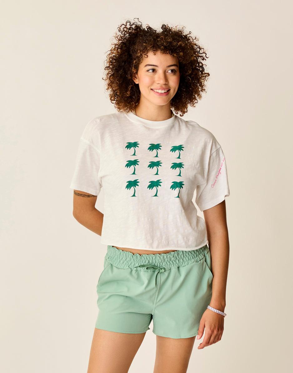 carve designs Parker Graphic Tee: Cloud Grid