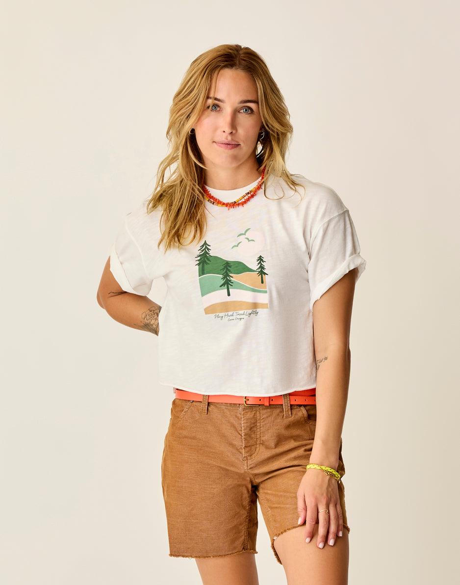 Carve Designs Parker Graphic Tee: Cloud Scenic