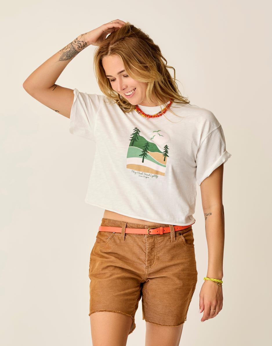 carve designs Parker Graphic Tee: Cloud Scenic