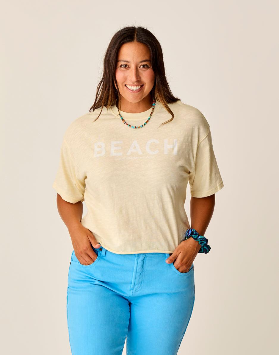 Carve Designs Parker Graphic Tee: Dogwood Beach