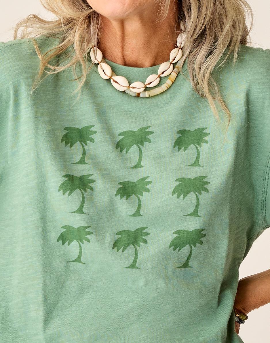 Carve Designs Parker Graphic Tee: Haze Grid