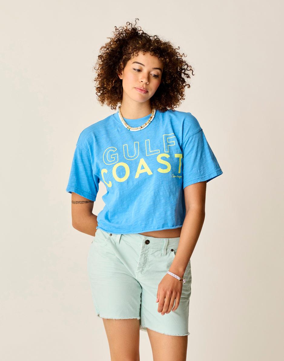 Carve Designs Parker Graphic Tee: Lagoon Gulf