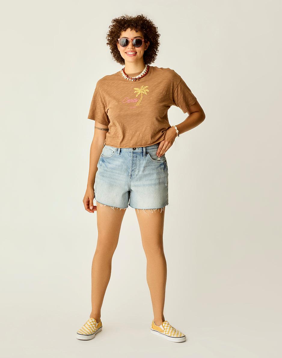 Carve Designs Parker Graphic Tee: Rum Logo