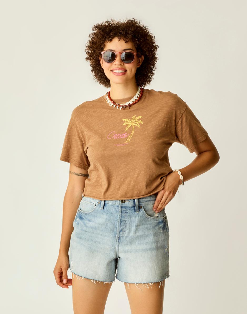 Carve Designs Parker Graphic Tee: Rum Logo