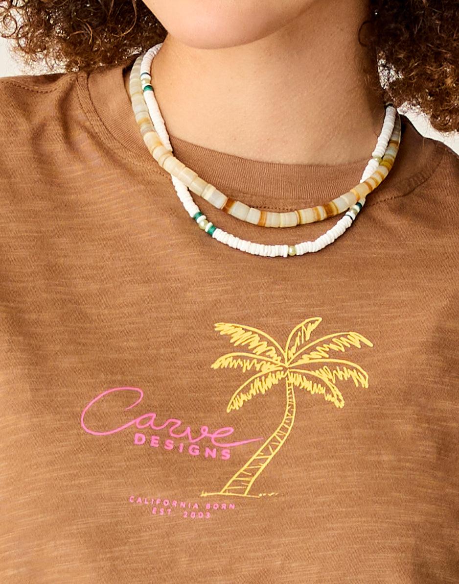 Carve Designs Parker Graphic Tee: Rum Logo