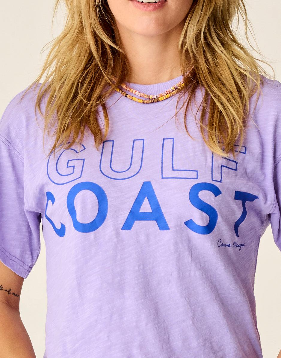 Carve Designs Parker Graphic Tee: Tulip Gulf