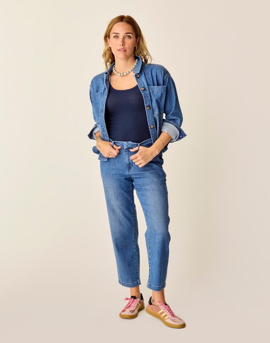 Carve Designs Spencer Straight Leg: Magnolia