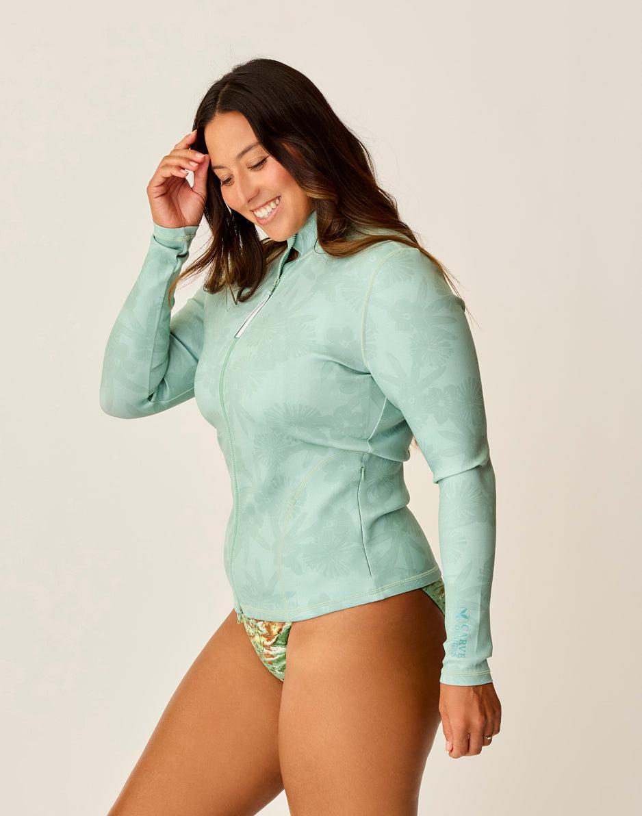 Carve Designs Stella Zip-Up Jacket: Tonal Tide