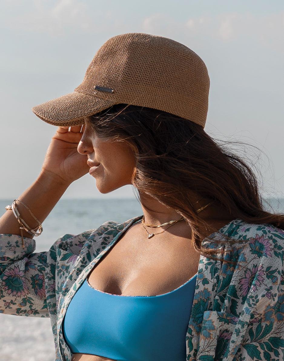 carve designs Straw Baseball Cap: Natural