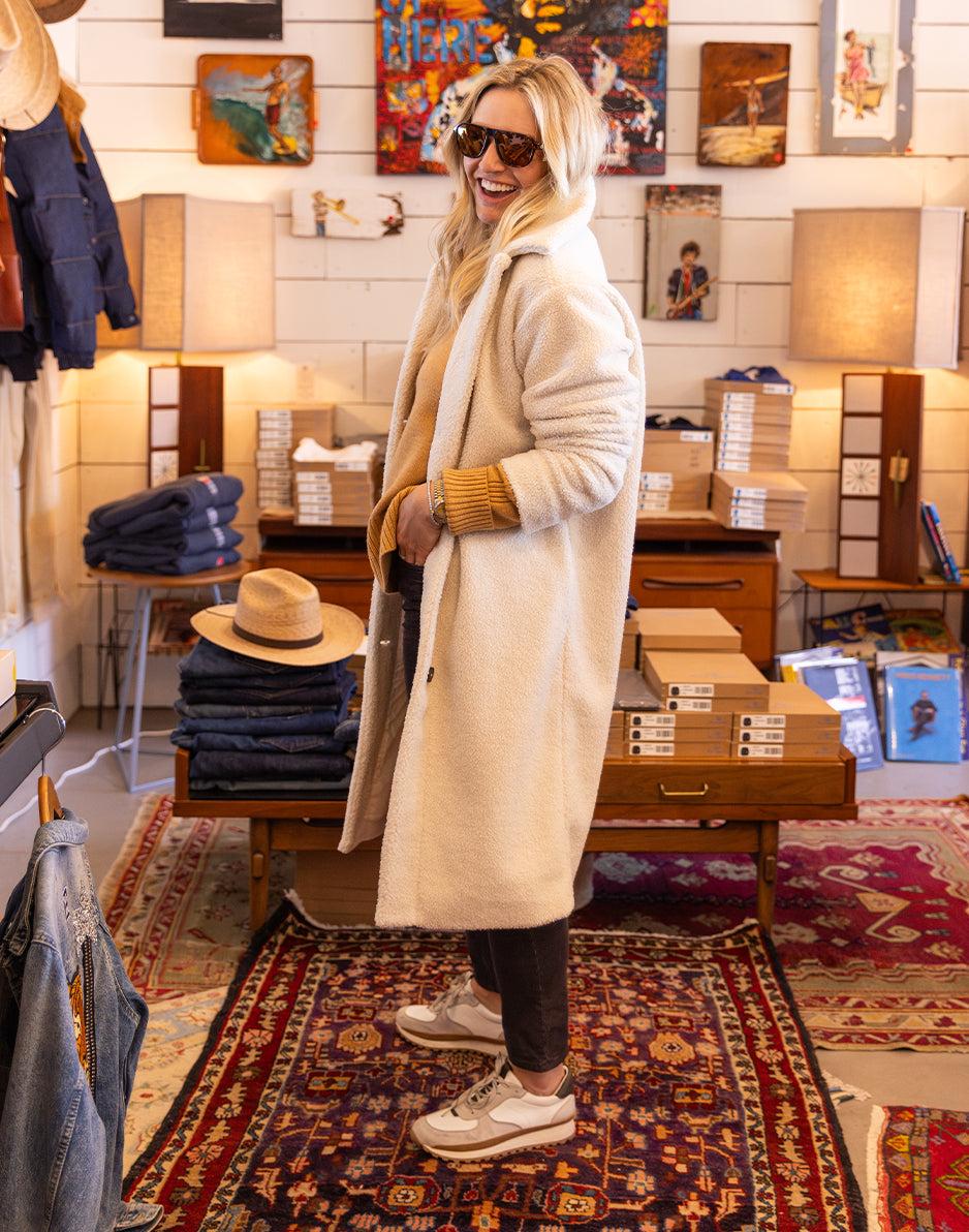 Carve Designs Sutton Boucle Jacket: Birch