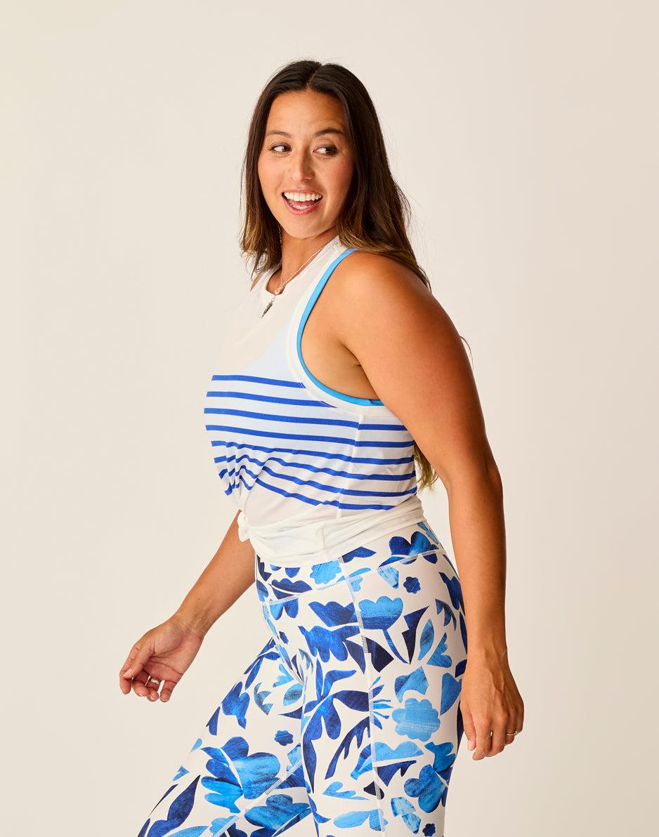 Carve Designs Tide Tank: Billie Blue Stripe
