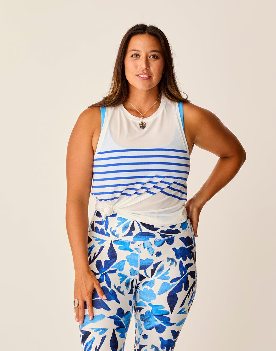 Carve Designs Tide Tank: Billie Blue Stripe
