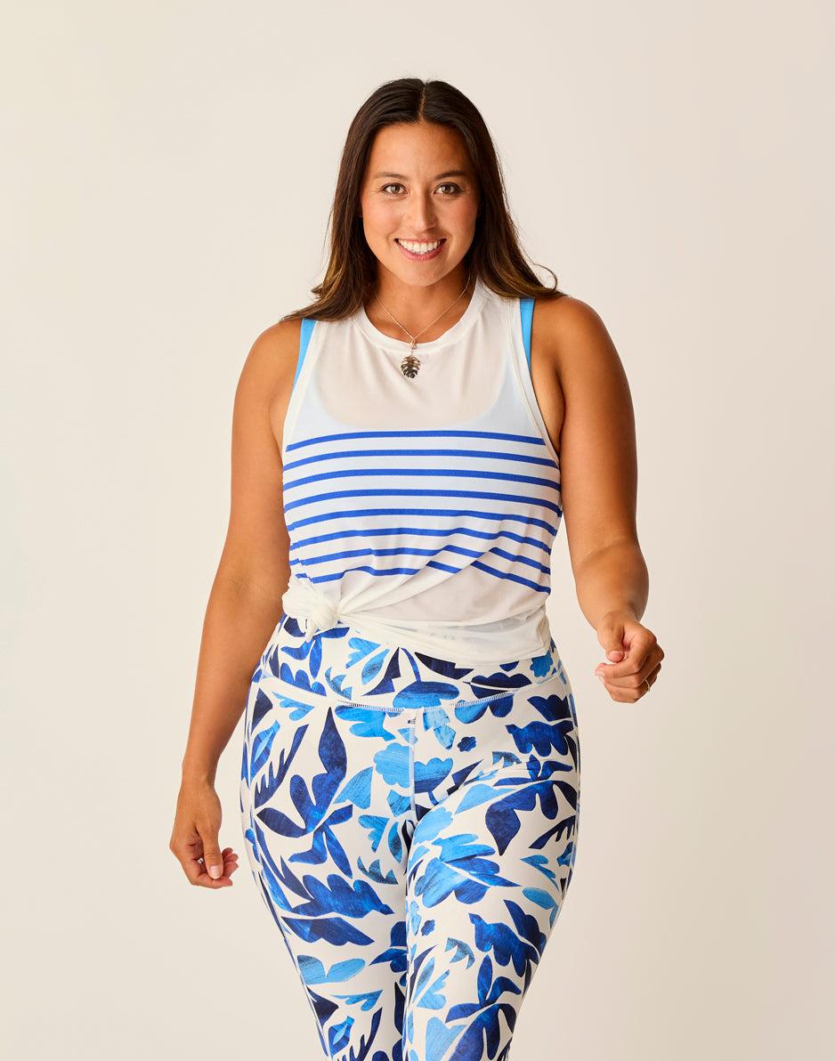 carve designs Tide Tank: Billie Blue Stripe