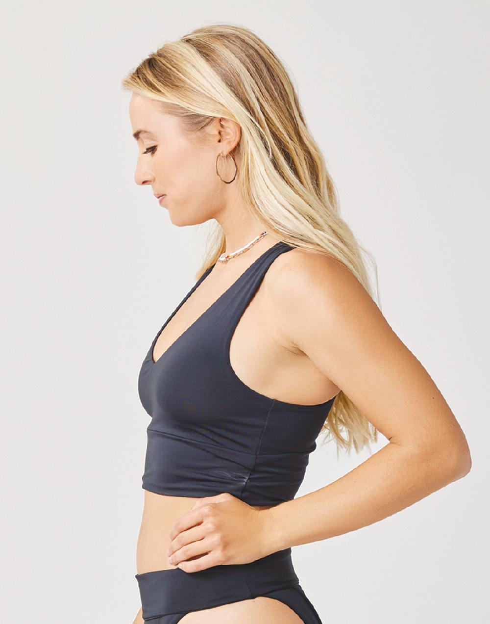 Carve Designs Tofino Top: Black