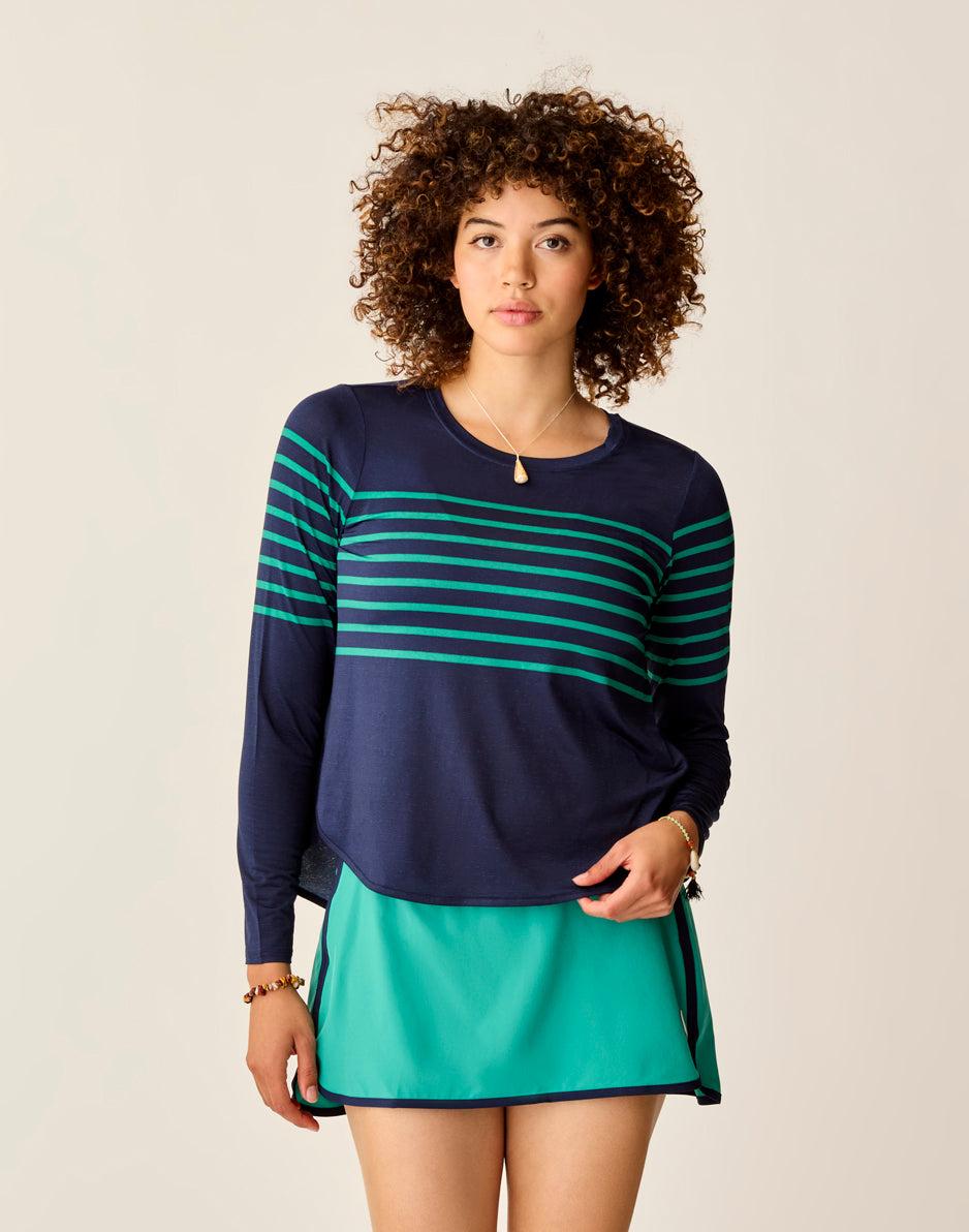 carve designs Trek Top: Jade Stripe