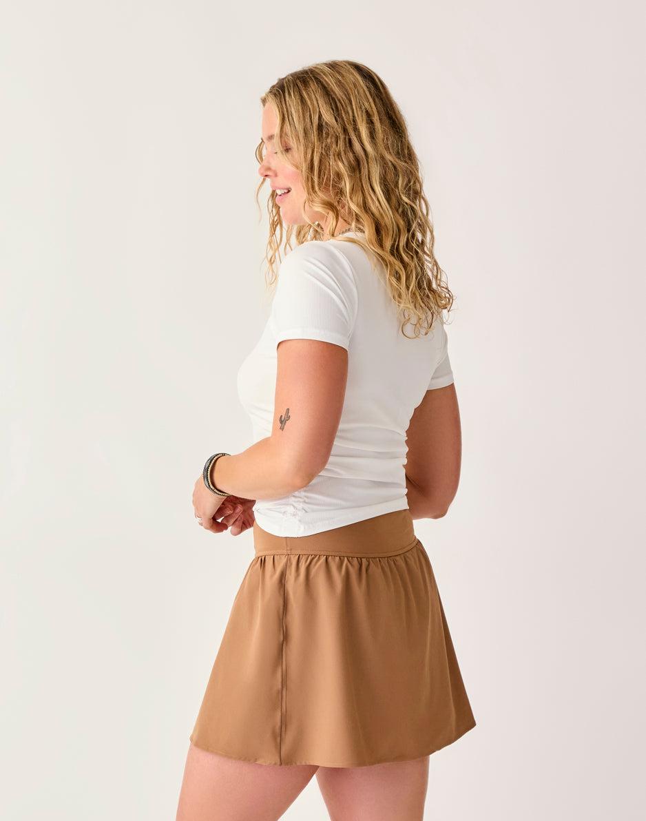 Carve Designs Vega Rib Tee: Cloud