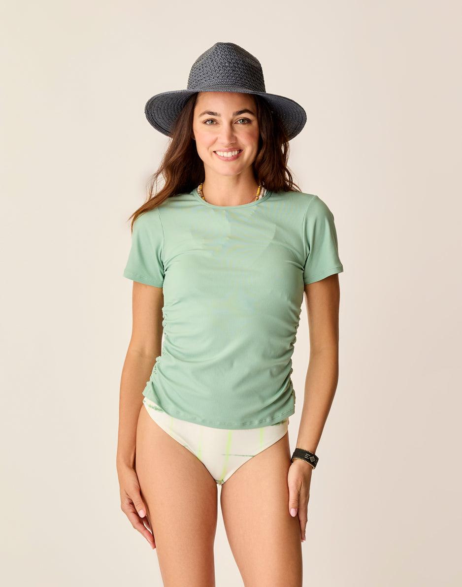 Carve Designs Vega Rib Tee: Haze