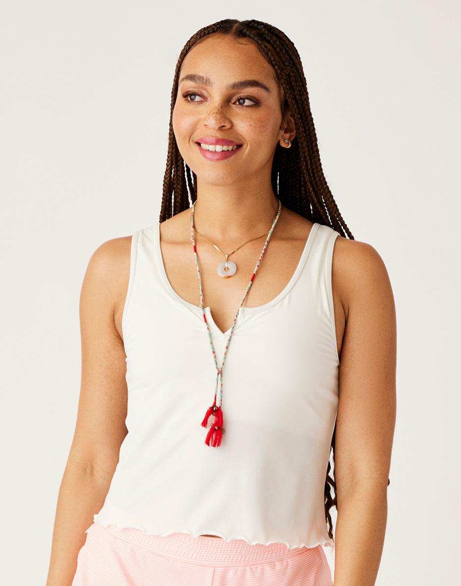 Carve Designs Vida Notchneck Tankini: Cloud