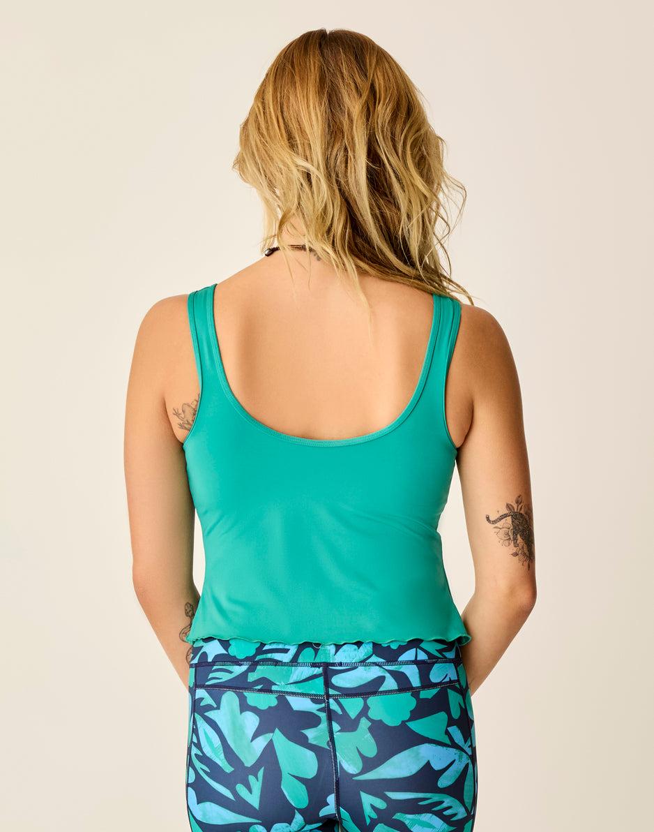 Carve Designs Vida Notchneck Tankini: Jade