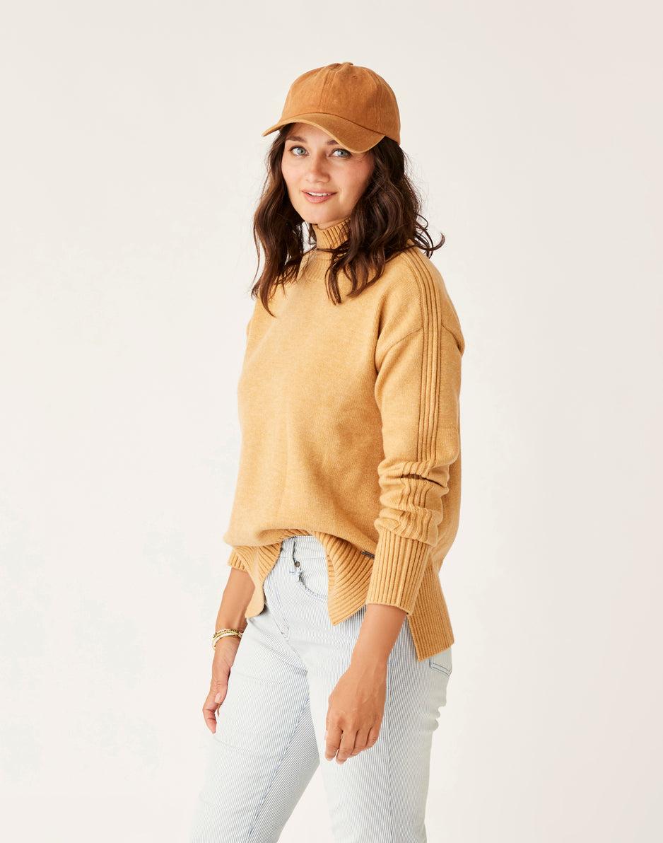Carve Designs Woodward Sweater: Camel Heather