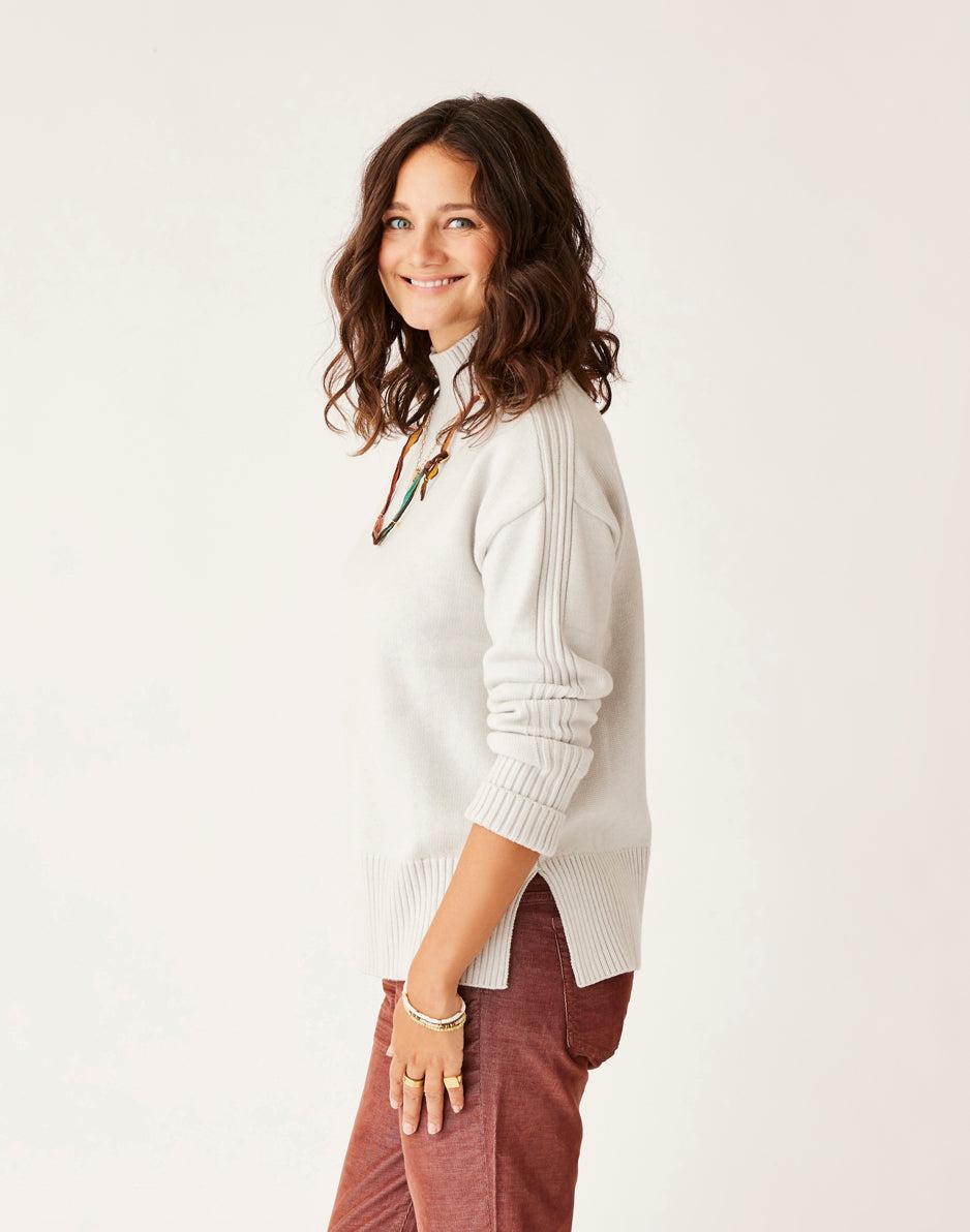 Carve Designs Woodward Sweater: Lt. Grey Heather