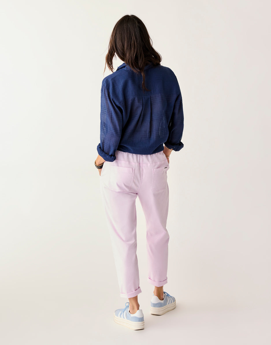 Carve Designs Zoe Twill Pant: Dawn