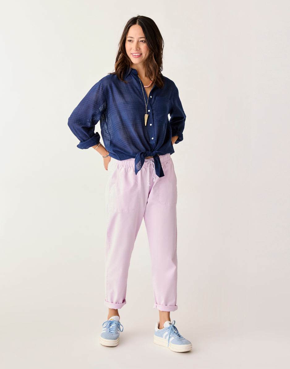 carve designs Zoe Twill Pant: Dawn