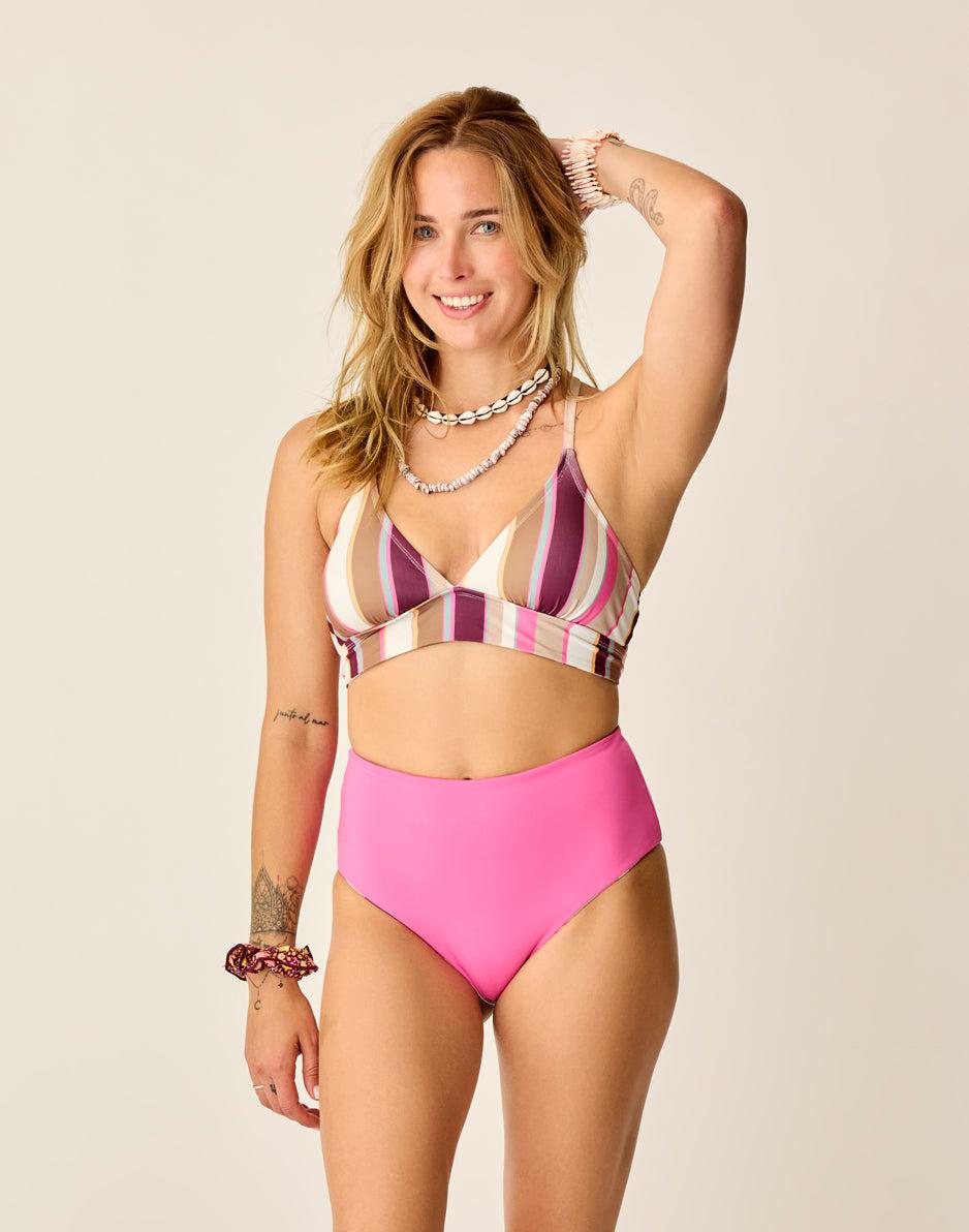 Carve Designs Erin Reversible Bottom: Desert/Hot Pink