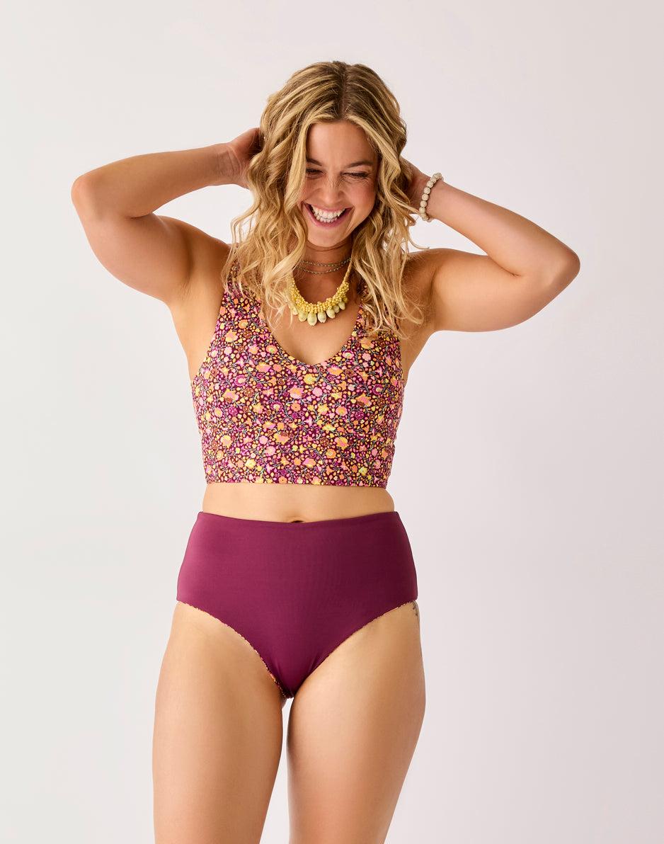 Carve Designs Erin Reversible Bottom: Garden/Nirvana