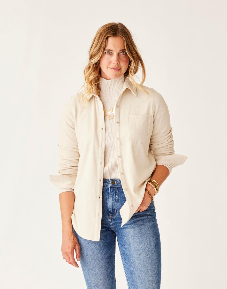 Carve Designs Fairbanks Supersoft Shirt: Cement Heather