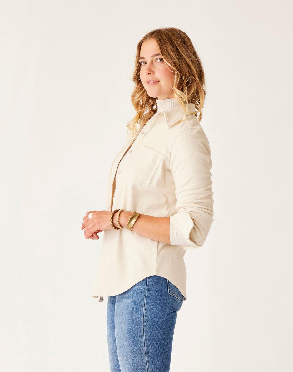 Carve Designs Fairbanks Supersoft Shirt: Cement Heather