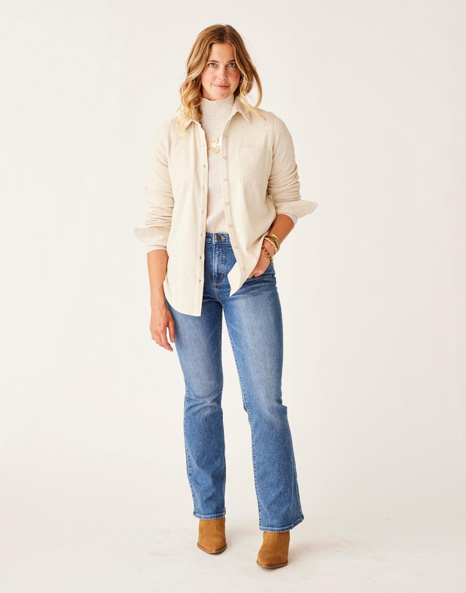 Carve Designs Fairbanks Supersoft Shirt: Cement Heather