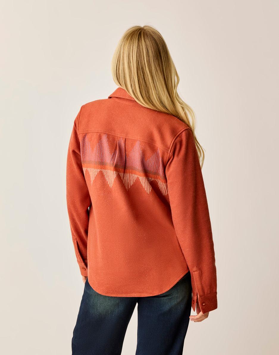 Carve Designs Fairbanks Supersoft Shirt: Copper Zig Zag