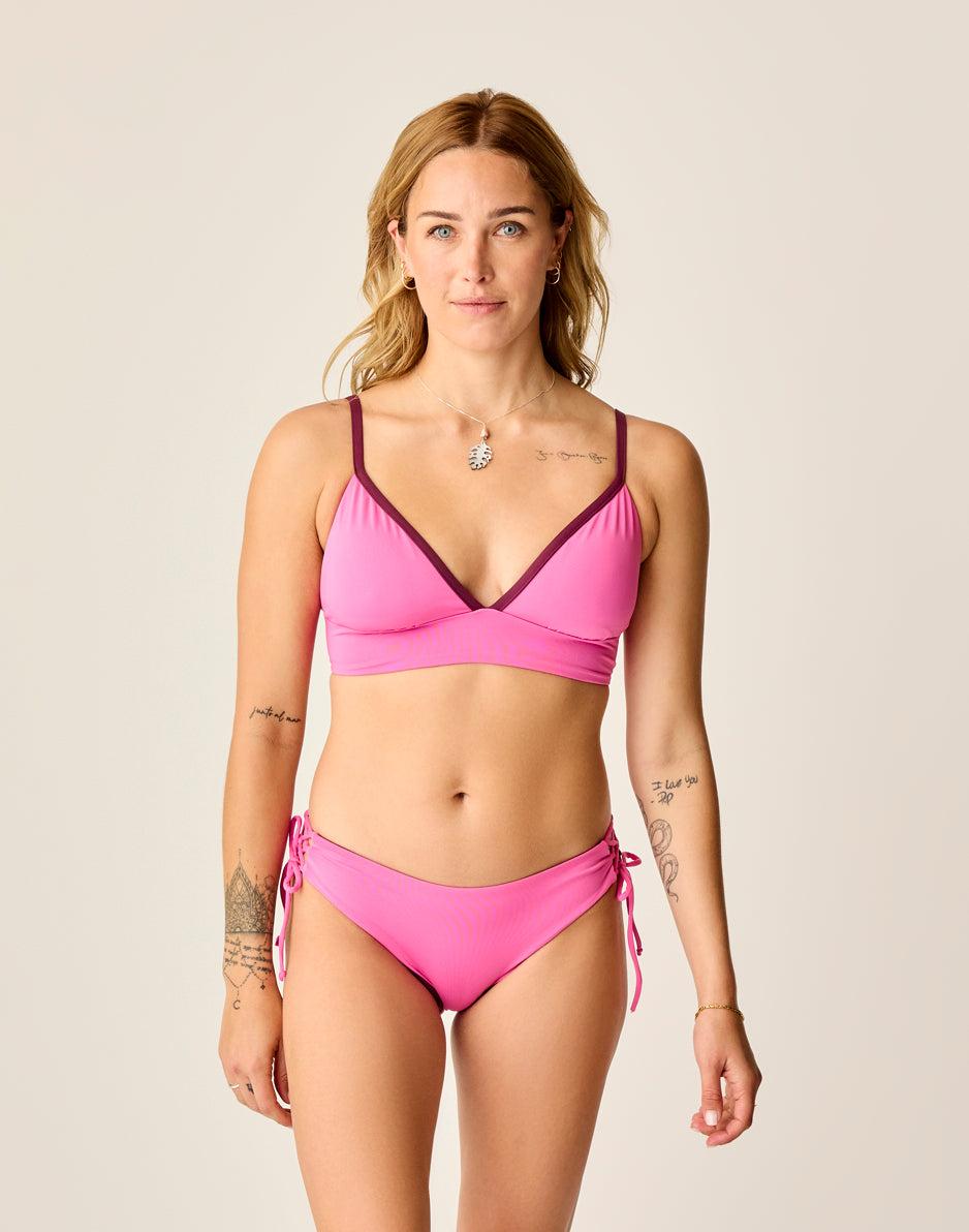 Carve Designs Ibiza Reversible Bottom: Hot Pink/Nirvana