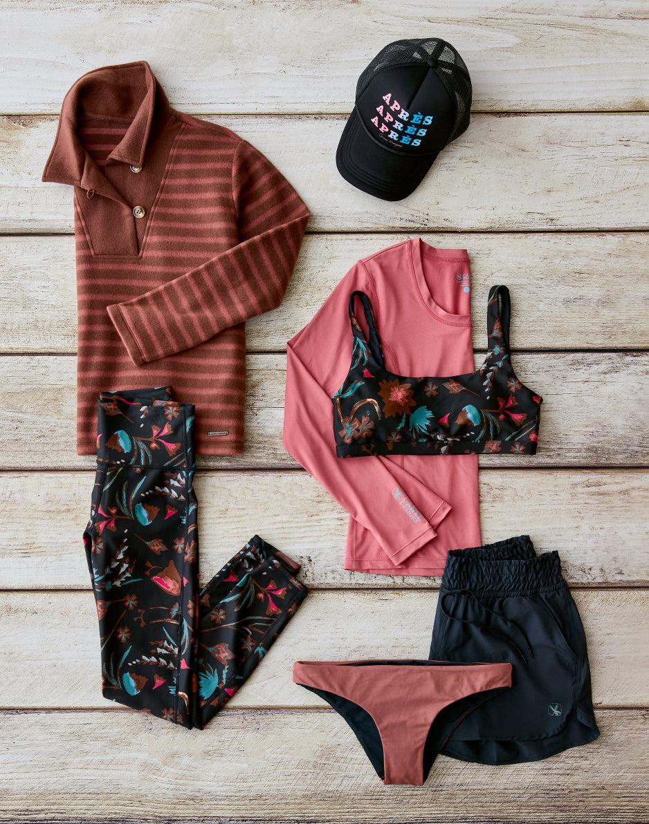 Carve Designs Korbyn Compression Top: Scattered Floral