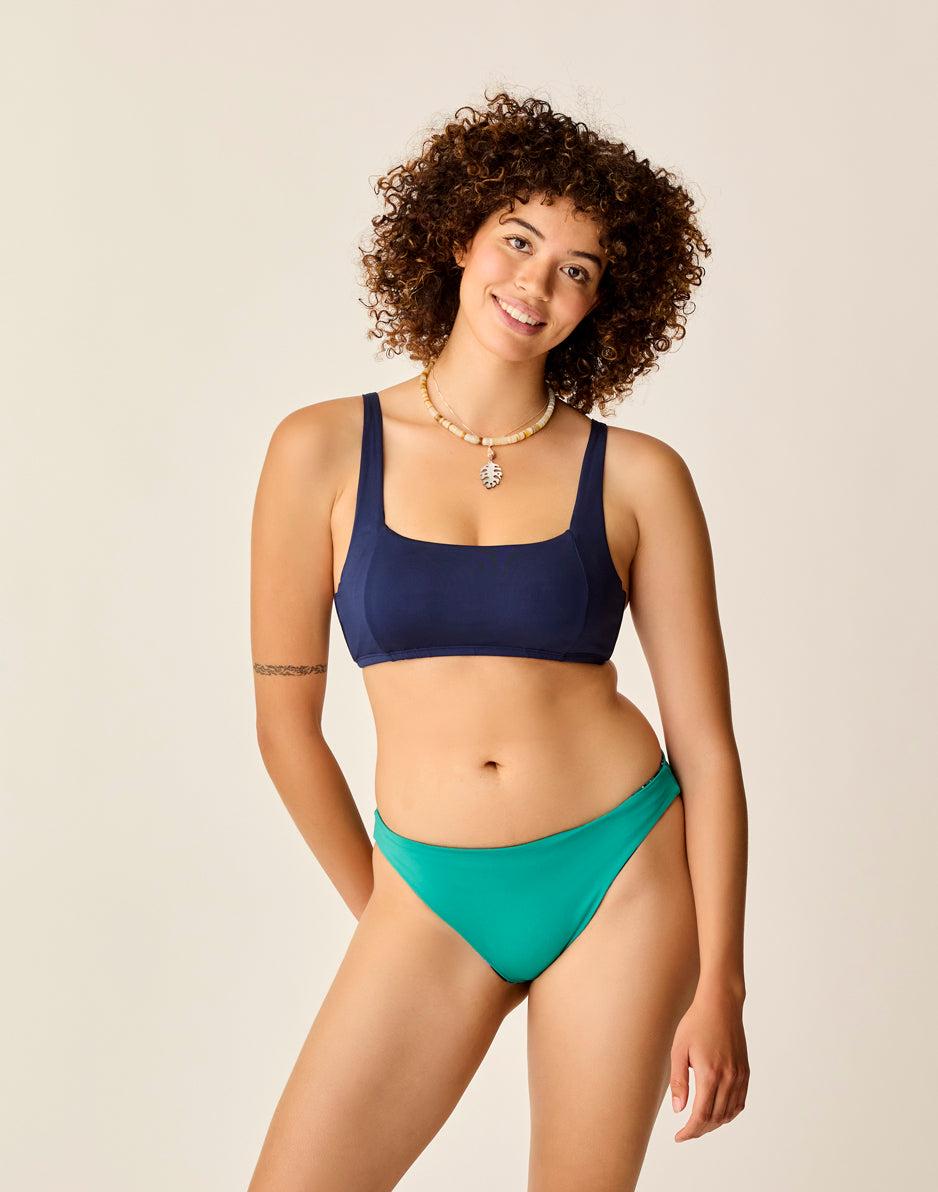 Carve Designs Landry Reversible Bottom: Blue Oasis/Jade