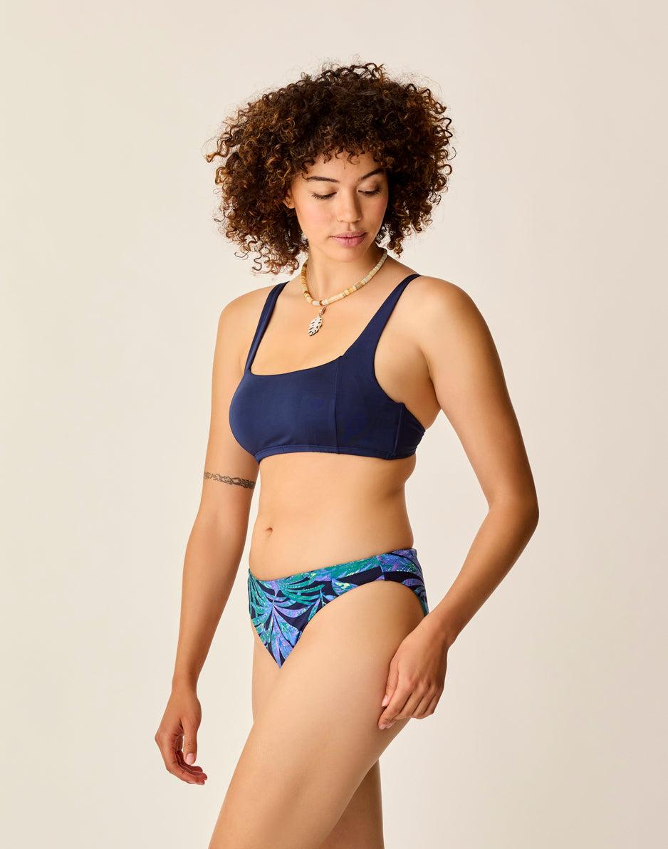 Carve Designs Landry Reversible Bottom: Blue Oasis/Jade