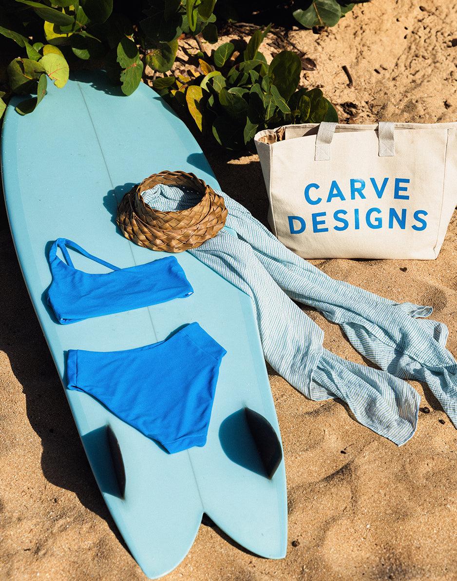 Carve Designs Lani Pocket Compression Bottom: Lagoon