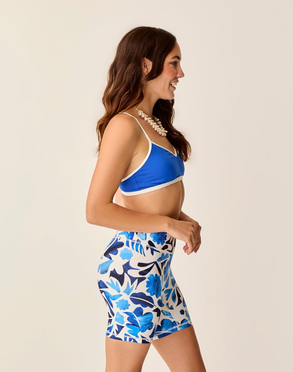 Carve Designs Lucie 6" Compression Short: Cloud Mezcal