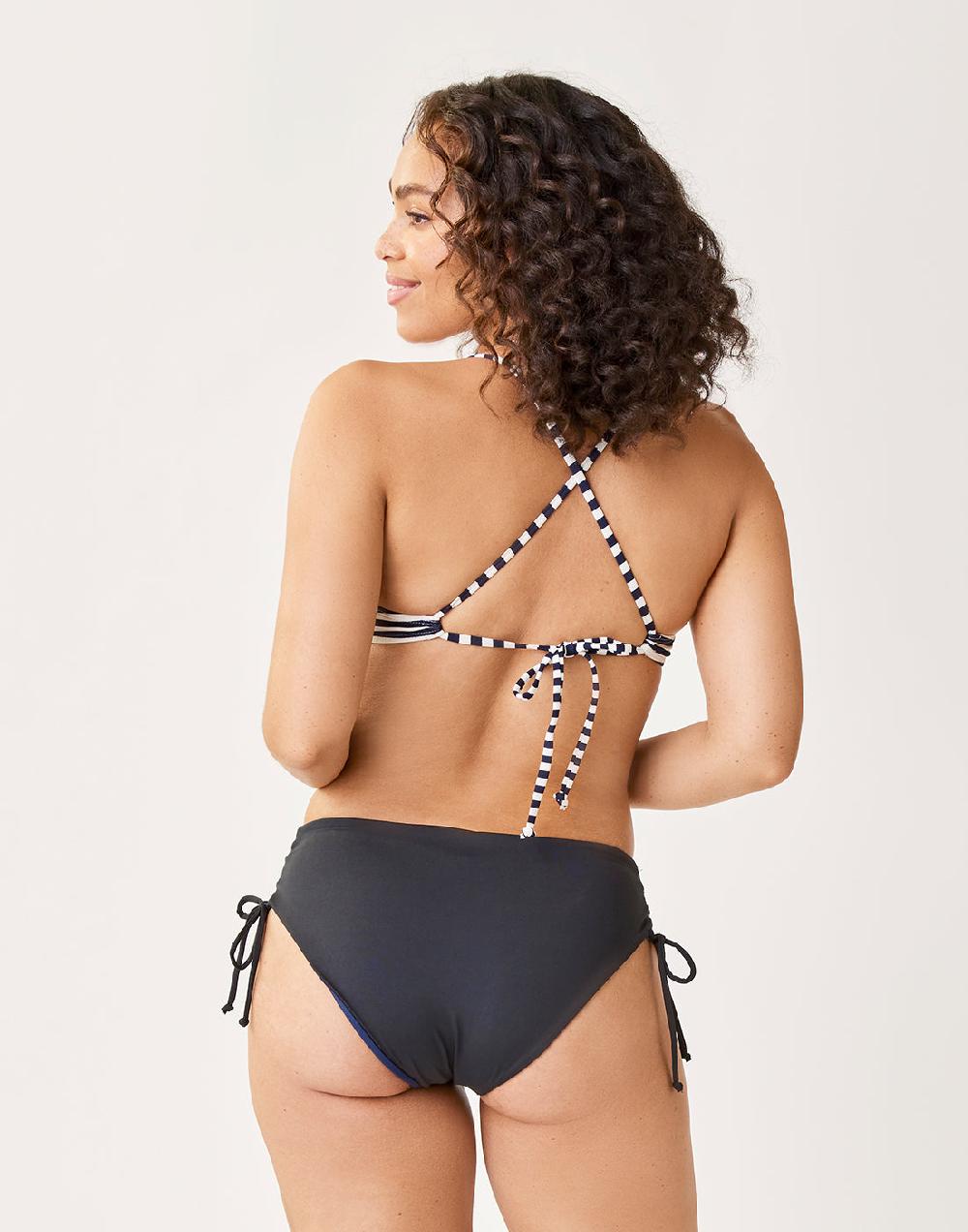 Carve Designs Mustique Reversible Bottom: Black/Navy