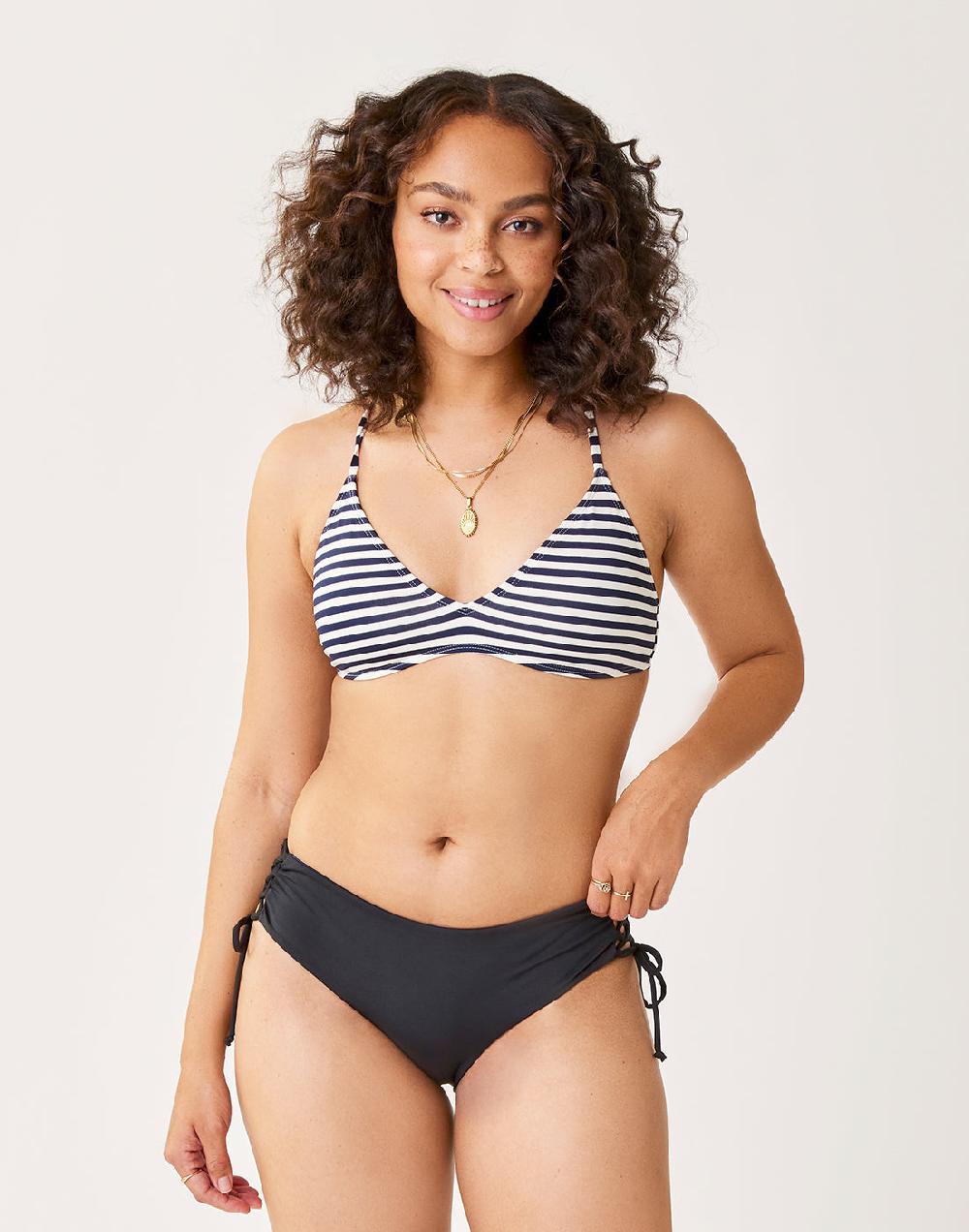 Carve Designs Mustique Reversible Bottom: Black/Navy
