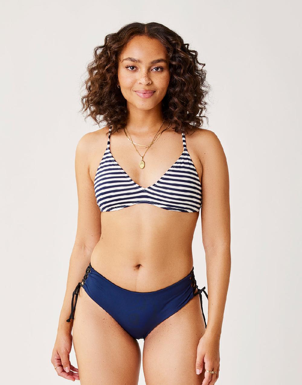 carve designs Mustique Reversible Bottom: Black/Navy