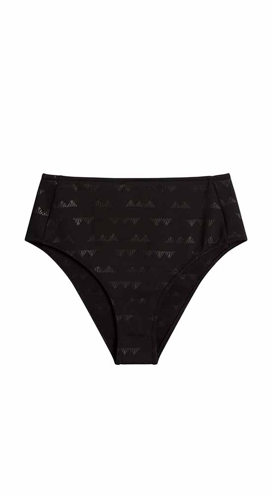 Carve Designs Palisades Bottom: Black Cascade Embossed