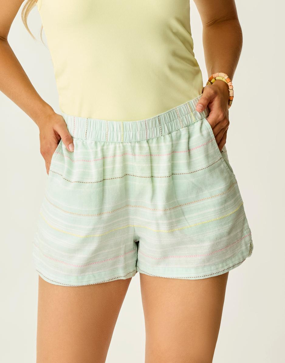 Carve Designs Rhett Stitched Short: Surf Spray Texture