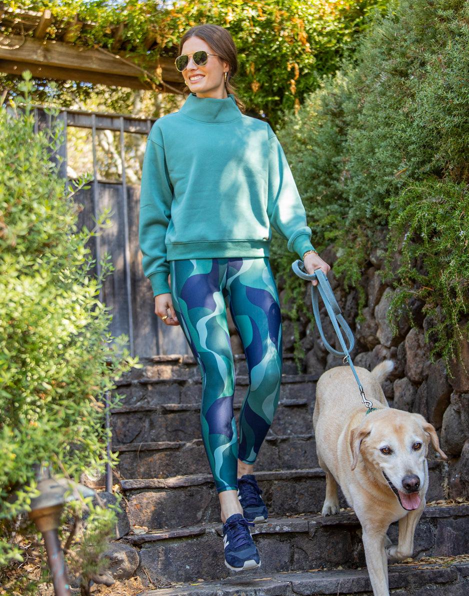 carve designs Saluda Compression Tight: River Stripe