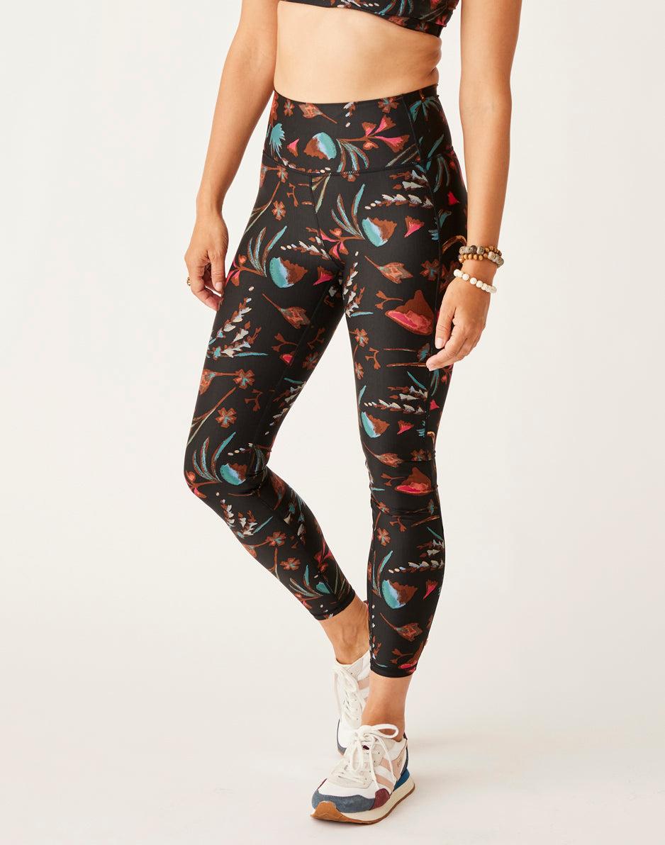 Carve Designs Saluda Compression Tight: Scattered Floral