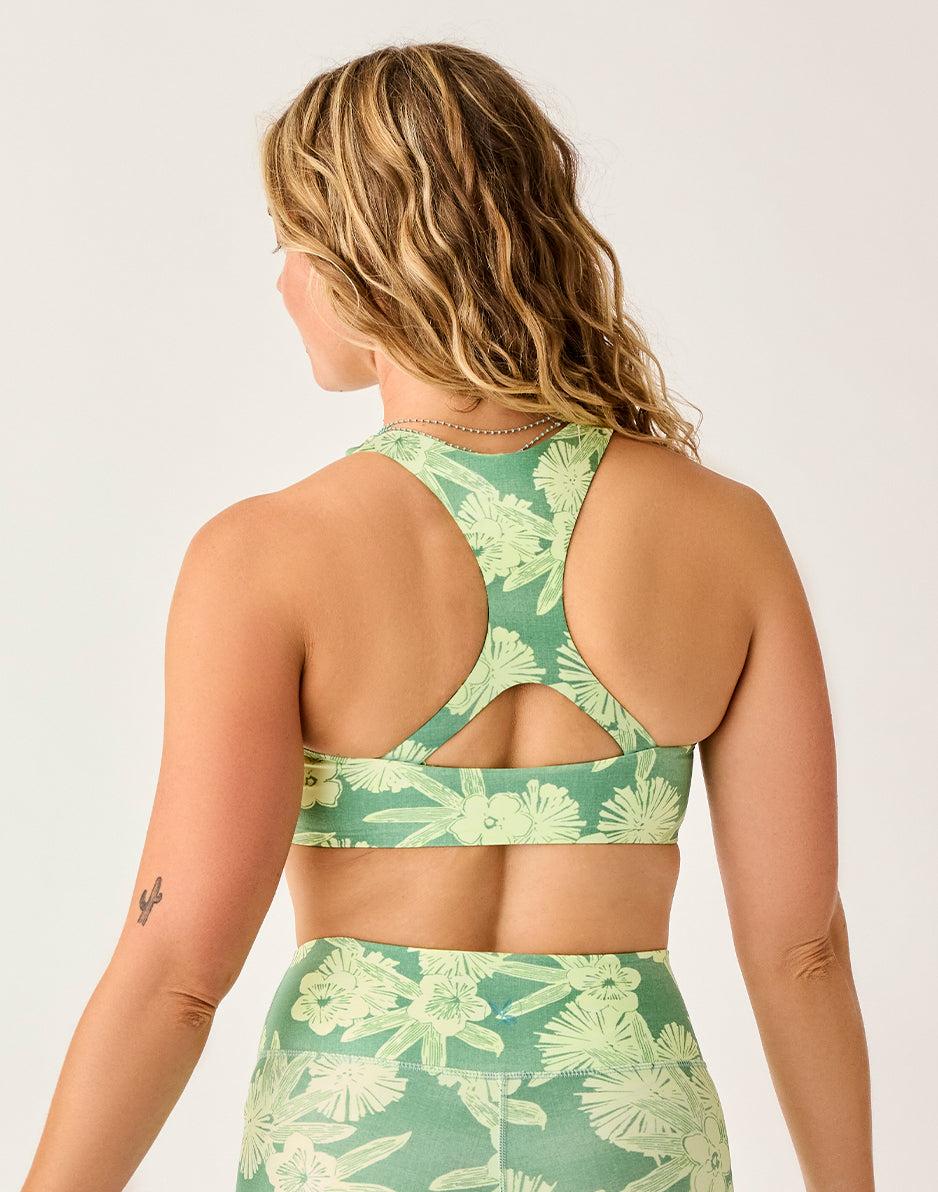 Carve Designs Sanitas Compression Reversible Top: Tide/Limeade