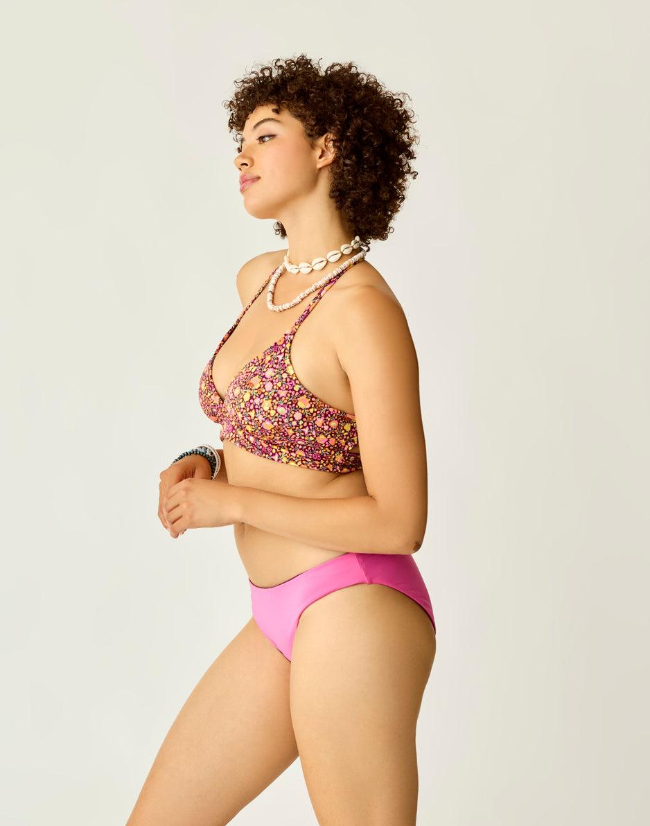 Carve Designs St. Barth Reversible Bottom: Hot Pink/Nirvana
