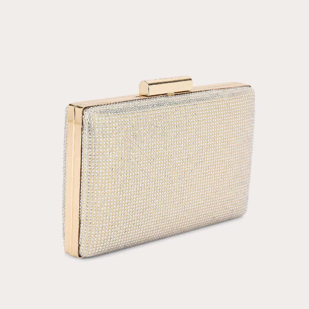Carvela AINTREE CLUTCH Gold Crystal Clutch Bag By CARVELA